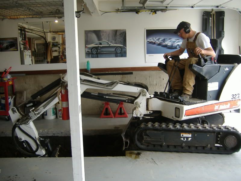 Built an inspection pit... Pelican Parts Forums